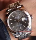New Upgraded 41mm Rolex Datejust ii Grey Dial Men Watch For Sale